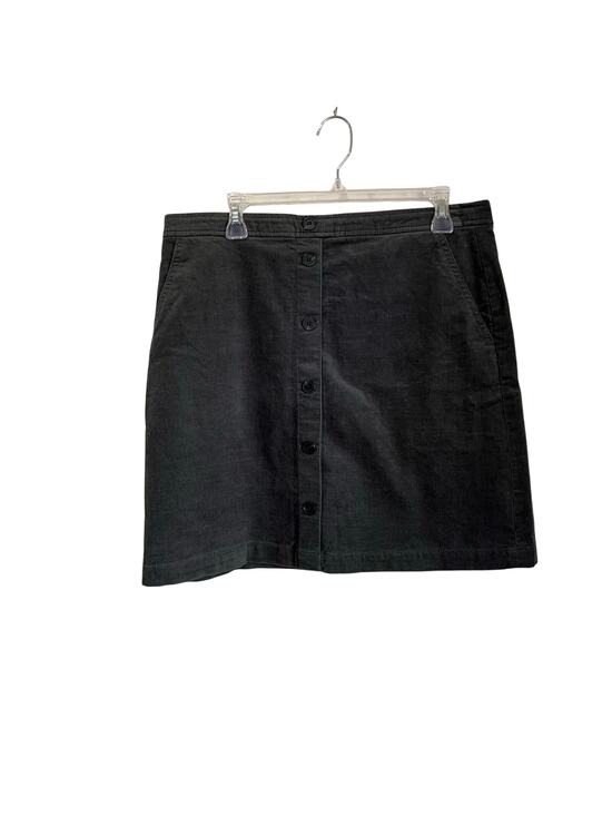 J. Crew Dresses & Skirts - J.Crew Toast Grey Corduroy Button Front Mini Skirt Size 10‎ Pockets Essential